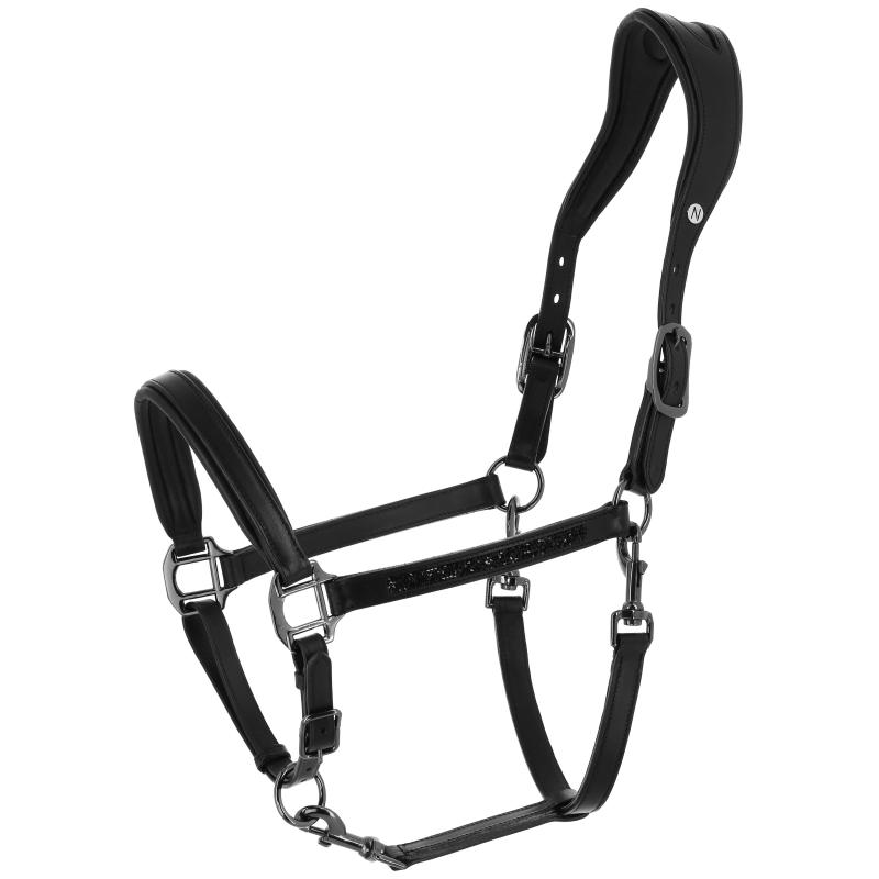 Crystal Anatomic Halter Cs.blk