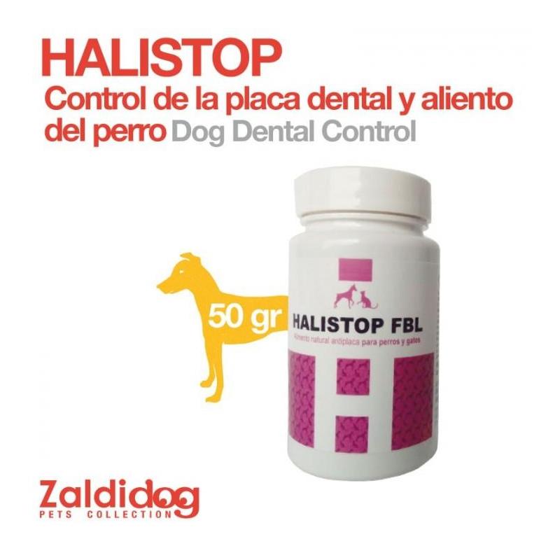  Perro Control Placa Dental Y Aliento Halistop 50gr