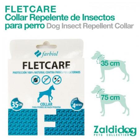 Perro Collar Repelente Insectos Fletcare