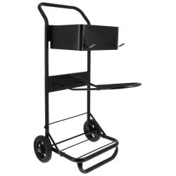 Short Trolley W/Basket Black