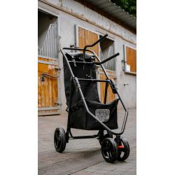 Foldable Saddle Trolley Black