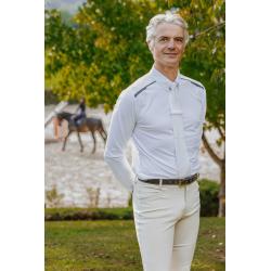 Polo Adrien Ls White S