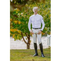 Polo Adrien Ls White S