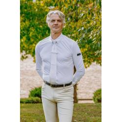 Polo Adrien Ls White S
