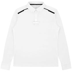 Polo Adrien Ls White S