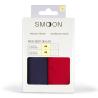 Pack 2 Pant.medium Blue+Red S