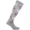 Sock.argyle Grey/Lilas 35-38