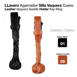  Llavero Agarrador Silla Vaquera Cuero