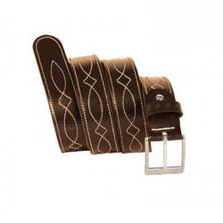 Cinturón Cuero Caballero C/adornos 41/35