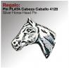  Regalo Pin -plata- Cabeza Caballo 4128