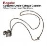  Regalo Colgante Doble Cabeza Caballo