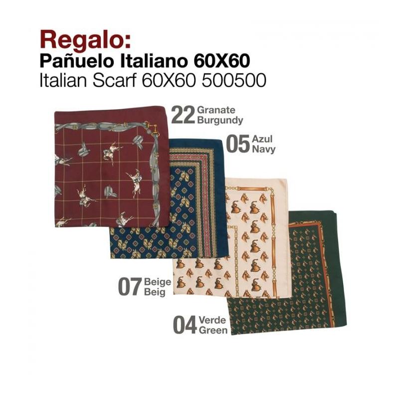  Regalo Pañuelo Italiano 60x60 500500