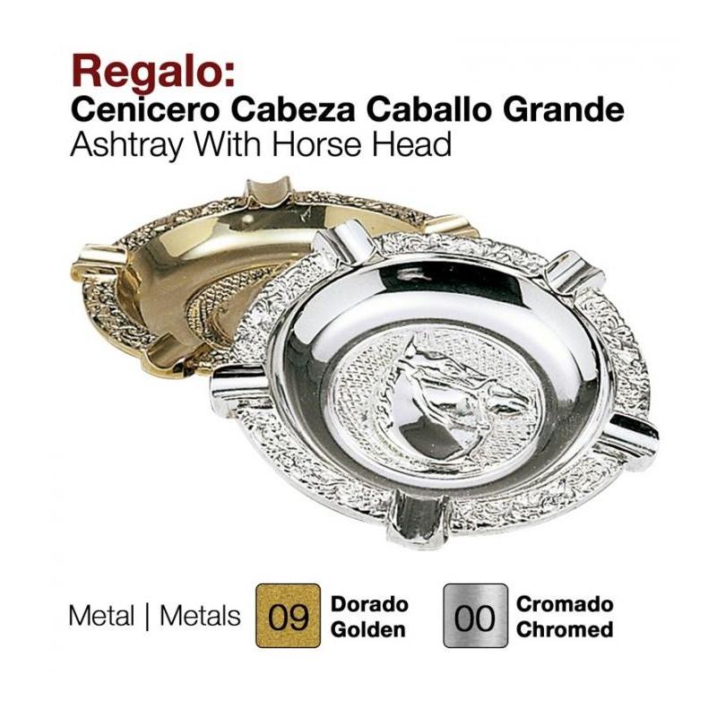 Regalo Cenicero Cab/caballo Grande