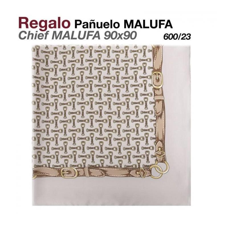  Regalo Pañuelo Malufa 90x90 600/23 Gris