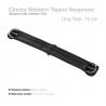  Cincha Western Tejana Neopreno Negro 75cm