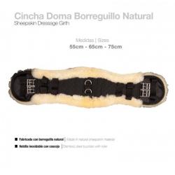 Cincha Doma Borreguillo Natural R10
