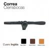  Correa Cierrabocas Cuero Inglés