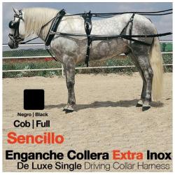 Enganche Collera Extra Inox Sencillo Negro