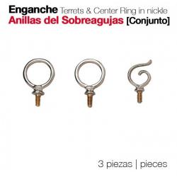  Enganche Anillas Del Sobreagujas Conjunto