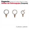  Enganche Anillas Del Sobreagujas Conjunto