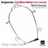  Enganche Costillas Metal Con Correa Negro