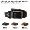  Cinturón Piel Natural Formal Belt 3476