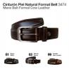  Cinturón Piel Natural Formal Belt 3474
