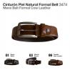  Cinturón Piel Natural Formal Belt 3474