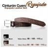  Cinturón Cuero Repujado