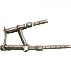Cabezada ajustable para potro