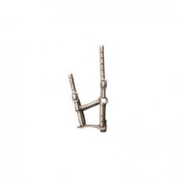Cabezada ajustable para potro