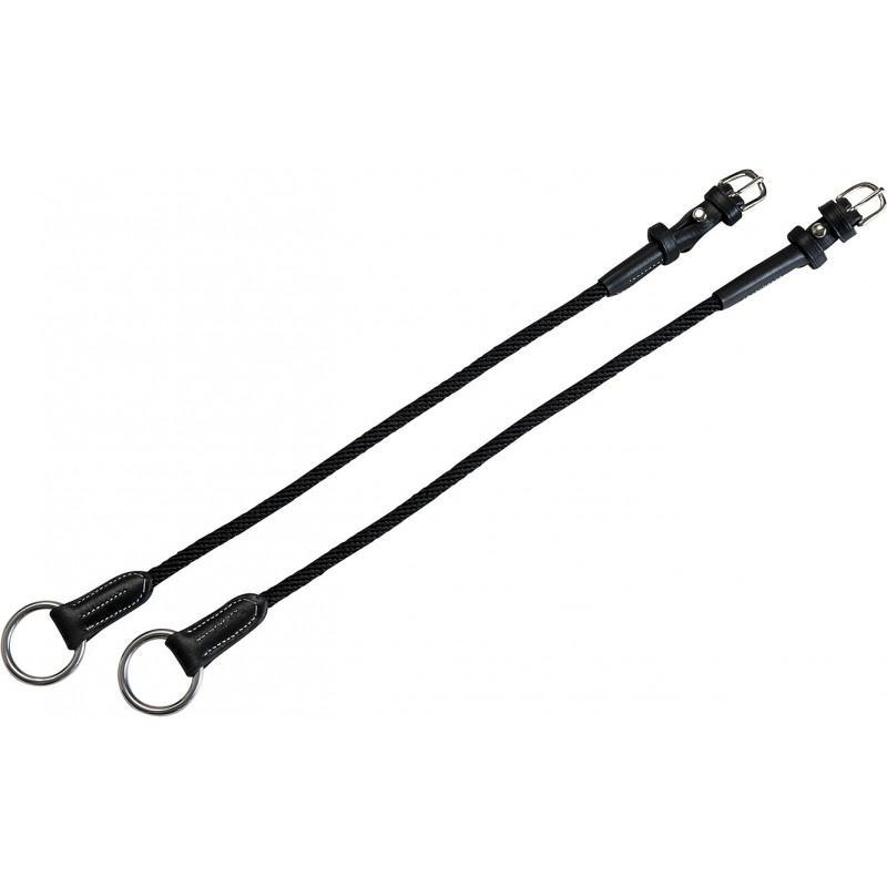 Carrillera para filete elevador cuero/cuerda ERIC THOMAS PRO