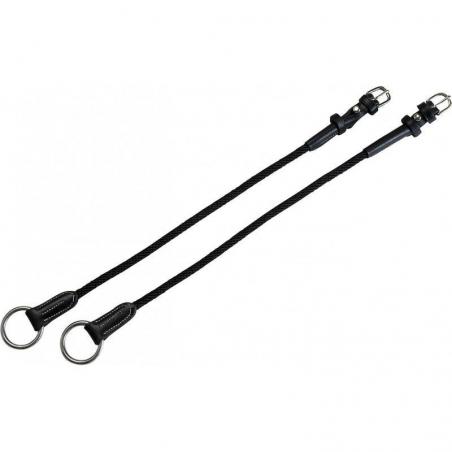 Carrillera para filete elevador cuero/cuerda ERIC THOMAS PRO