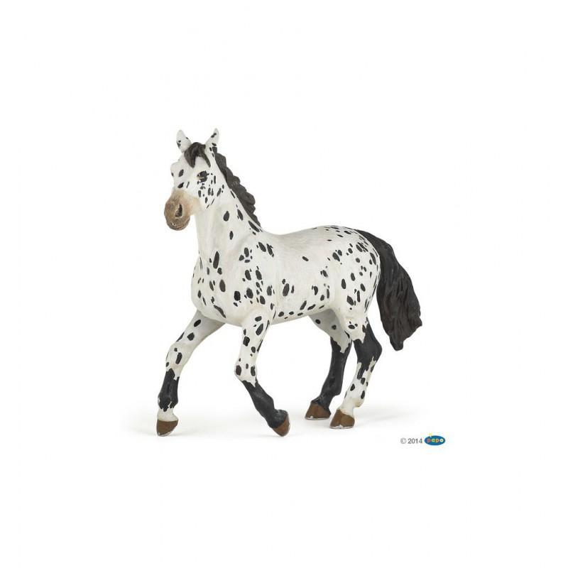 Caballo appaloosa negro PAPO