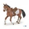 Caballo con jinete de moda de invierno PAPO