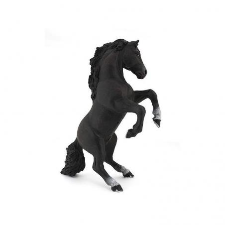 Caballo encabritado negro PAPO