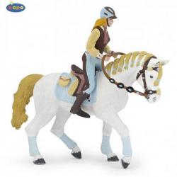 Caballo de la amazona de moda azul PAPO
