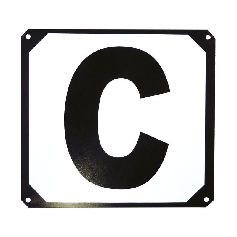 Set de 12 letras de picadero base metálica