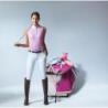 Polo EQUITHÈME "Mesh", sin mangas
