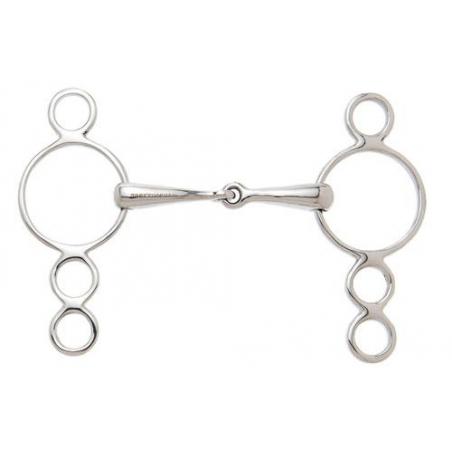 Filete Sefton Pessoa Embocadura Maciza Y Cuatro Anillas