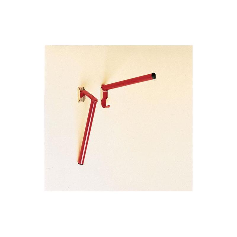  Portasillas Pared Stubbs Plegable Abajo Base Tubular (1 Brazo) S18p