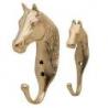  Percha Cabeza Caballo Laton