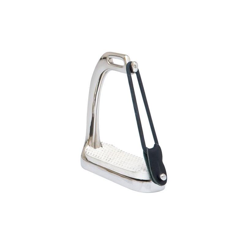  Estribo Ingles Sefton Seguridad Inoxidable Con Goma Lateral Y Taco (par)