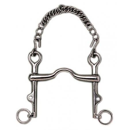  Bocado Roldan Polo Movible Inoxidable