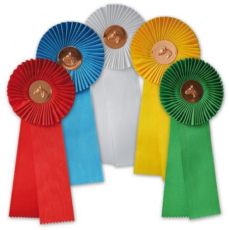  Escarapela 1 Color Con Centro Metálico