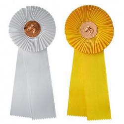  Escarapela 1 Color Con Centro Metálico