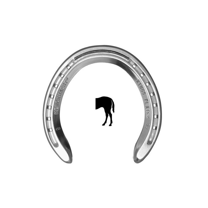  Herradura Kerckhaert Kings Plate Aluminio Sin Pestaña Posterior