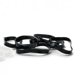  Gomas Para Crines De Silicona (bolsa 500 Unidades)