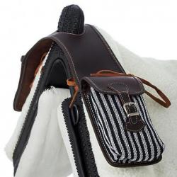  Alforjas Hh Lona Para Perilla De Silla Vaquera