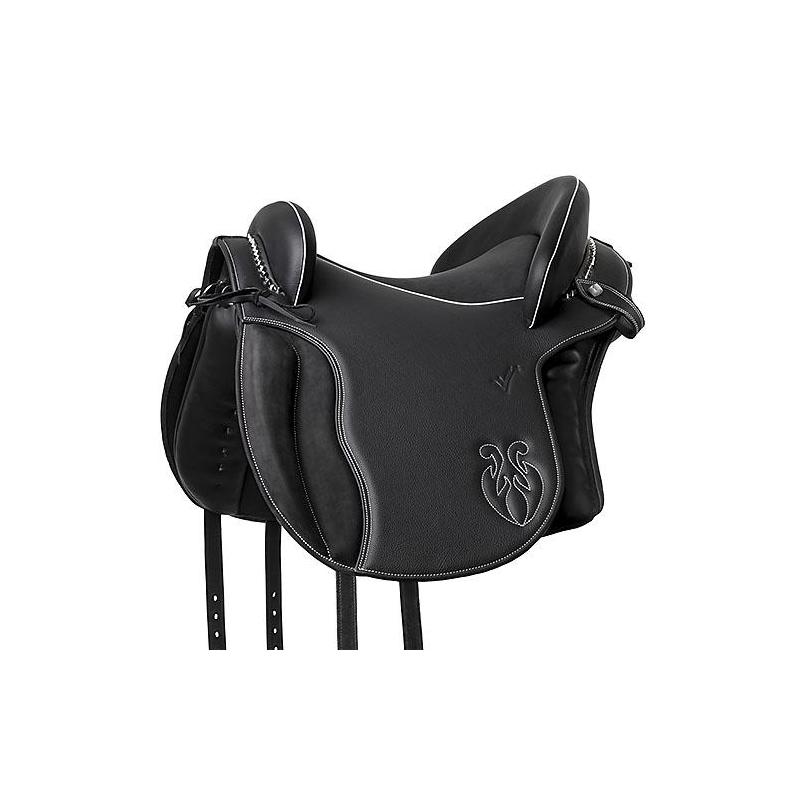  Silla Estilo Españ.ludomar Alta Escuela Deluxe Flexible Cuero/nobuck